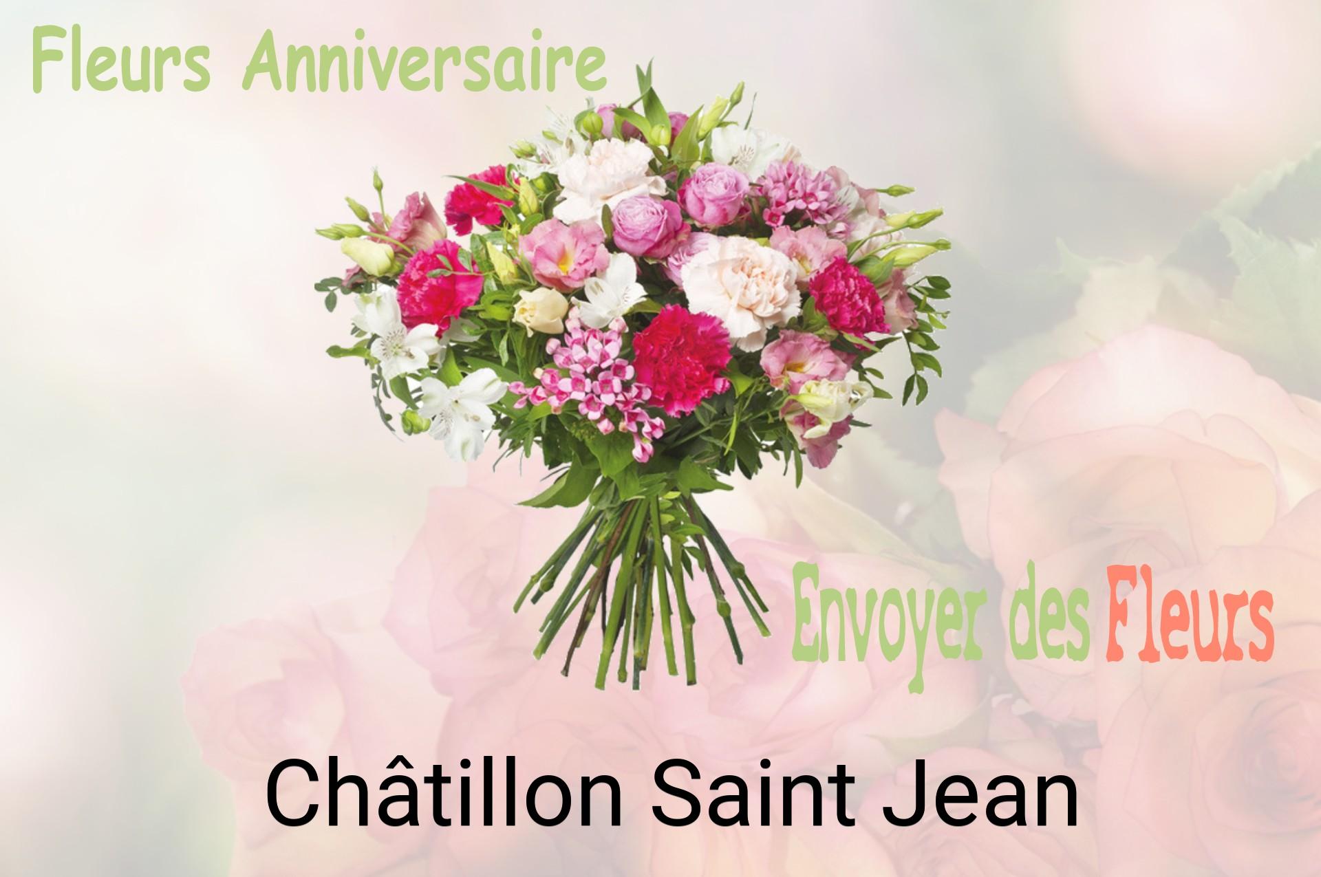 Bouquet de fleurs d’anniversaire livré à Châtillon-Saint-Jean