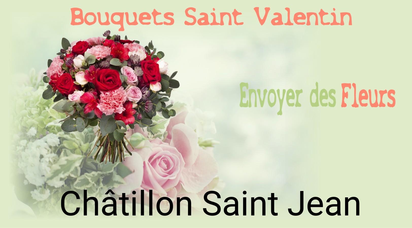 Roses de Saint-Valentin livrées à Châtillon-Saint-Jean